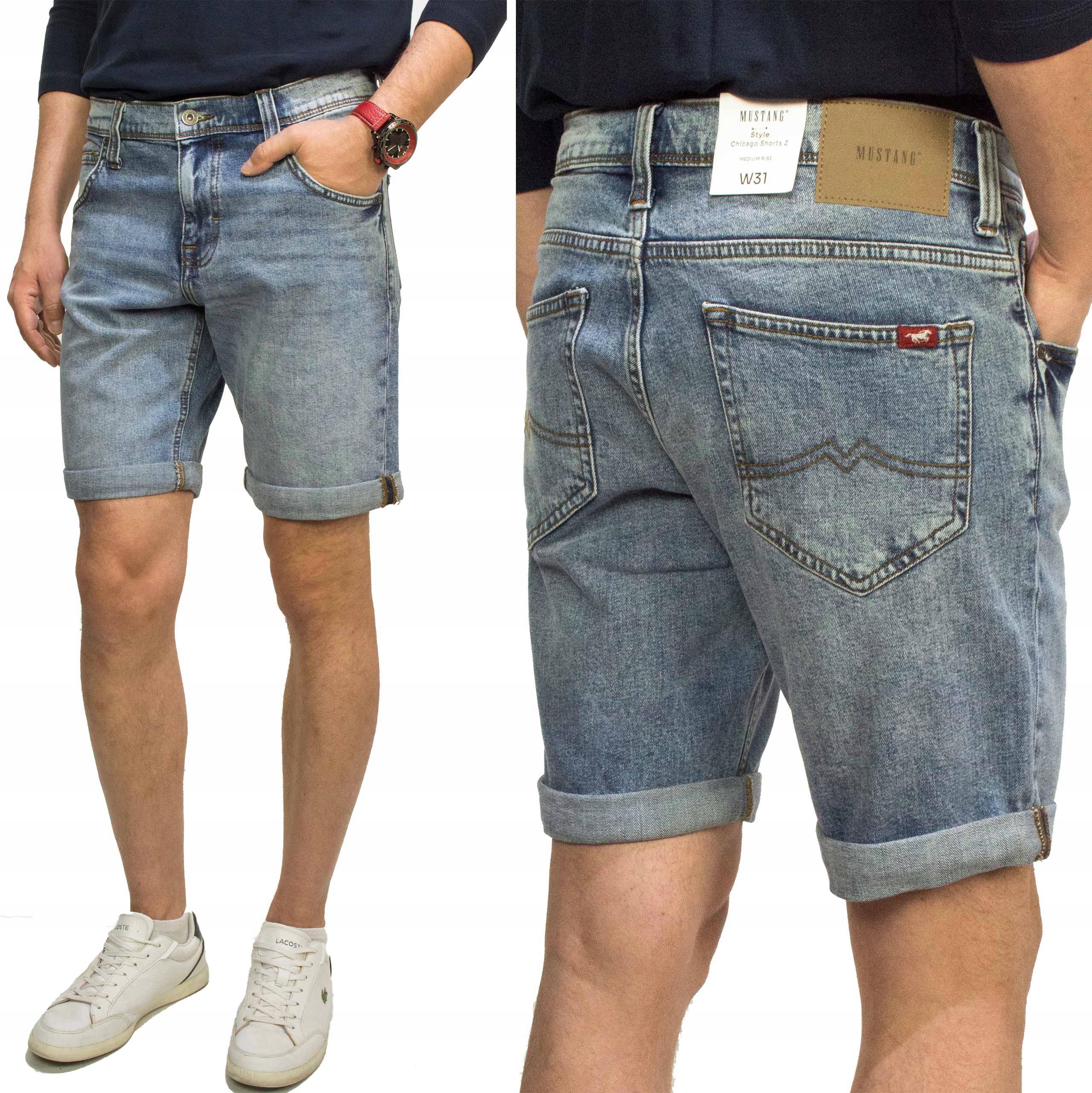 Mustang Chicago Shorts Z Miami 202 krátké kraťasy pánské džínové šortky W33