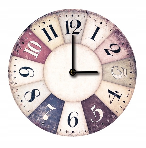 

Zegar Ścienny Drewniany Na Ścianę Vintage 30x30