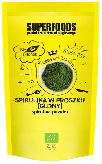 

Spirulina w Proszku Glony 200g Bio Planet