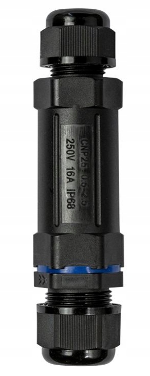 

Złączka Mufa kablowa hermetyczna IP68 3x2,5mm2
