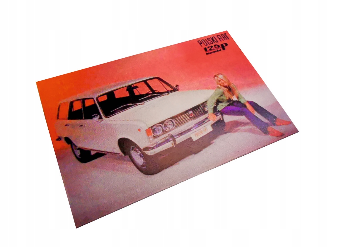 

Magnes na lodówkę Polski Fiat 125P Prospekt Kombi