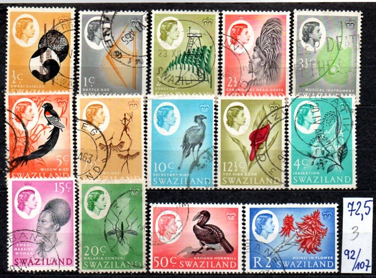 Swaziland 3 , nr 92/107