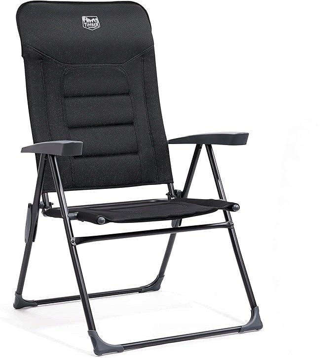 Skladacia záhradná stolička Timber Ridge Aluminium Luxusná skladacia opierka