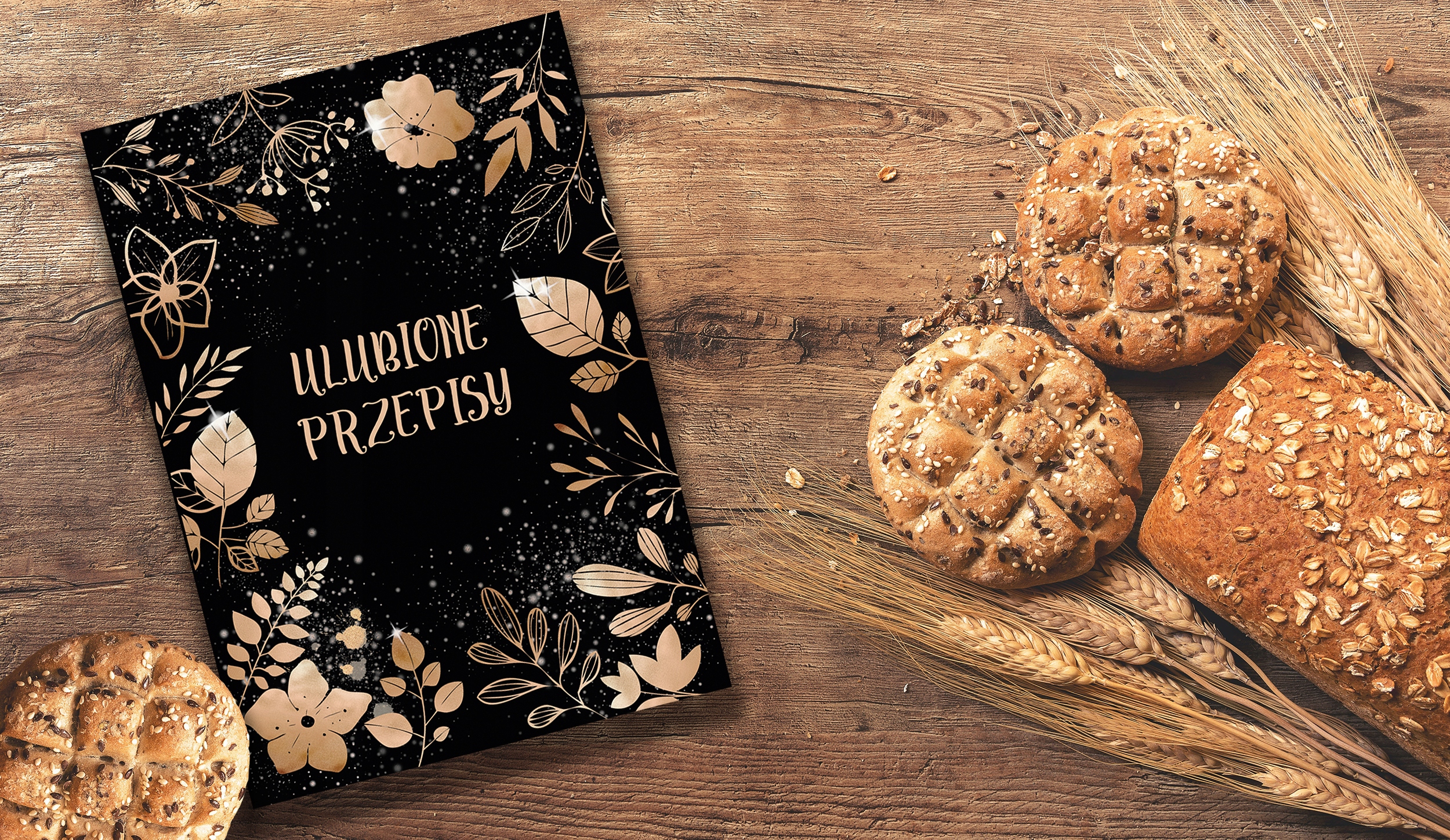 Przepiśnik Zeszyt Kulinarny Notes do przepisów A4 Rozmiar A4