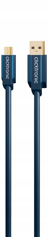 Kabel przejściowy mini USB 2.0 3 m Długość kabla 3 m