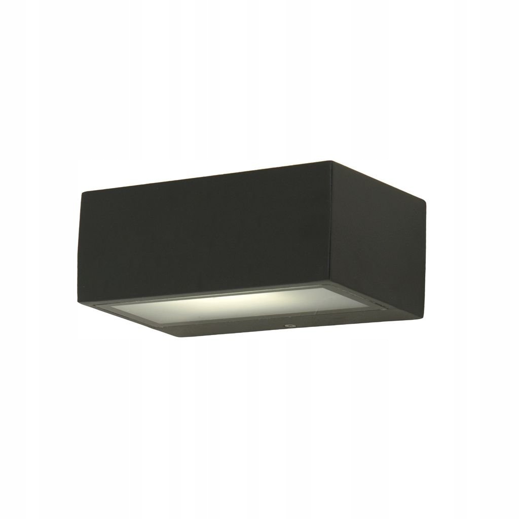 Nástěnná lampa Gemini tmavě šedá Lutec