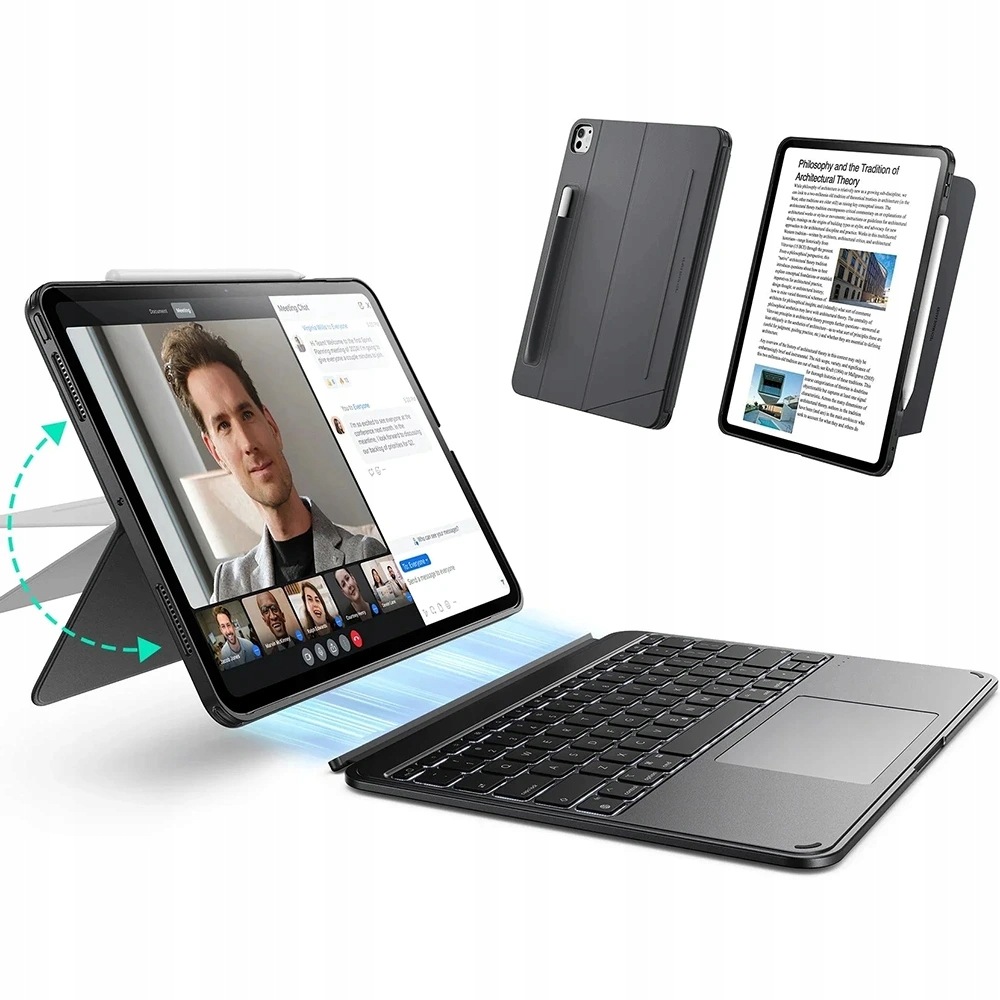 Esr Case etui iPad Pro 13 (2024) iPad Pro 13 (2025) ciemnoszare