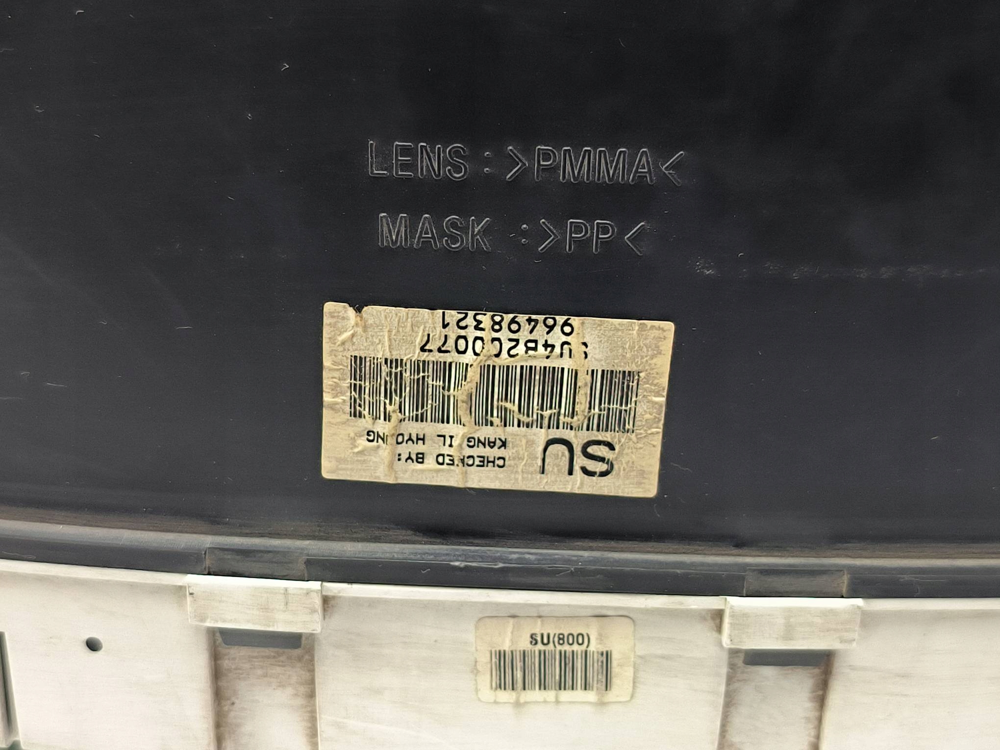 dials clock EU 96498321 DAEWOO REZZO LIFT