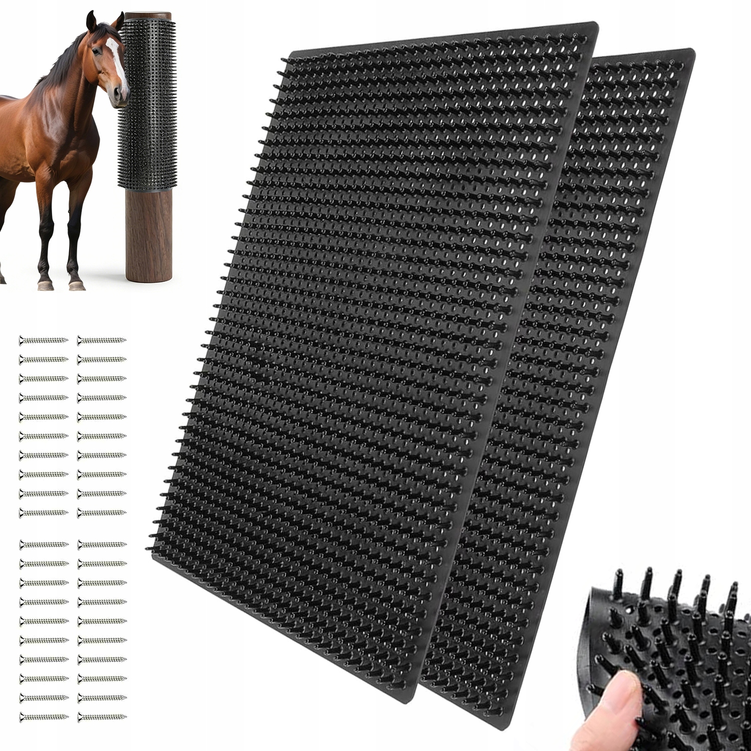 Kartáč Na Hospodářská Zvířata Pro Koně A Další Hospodářská Zvířata