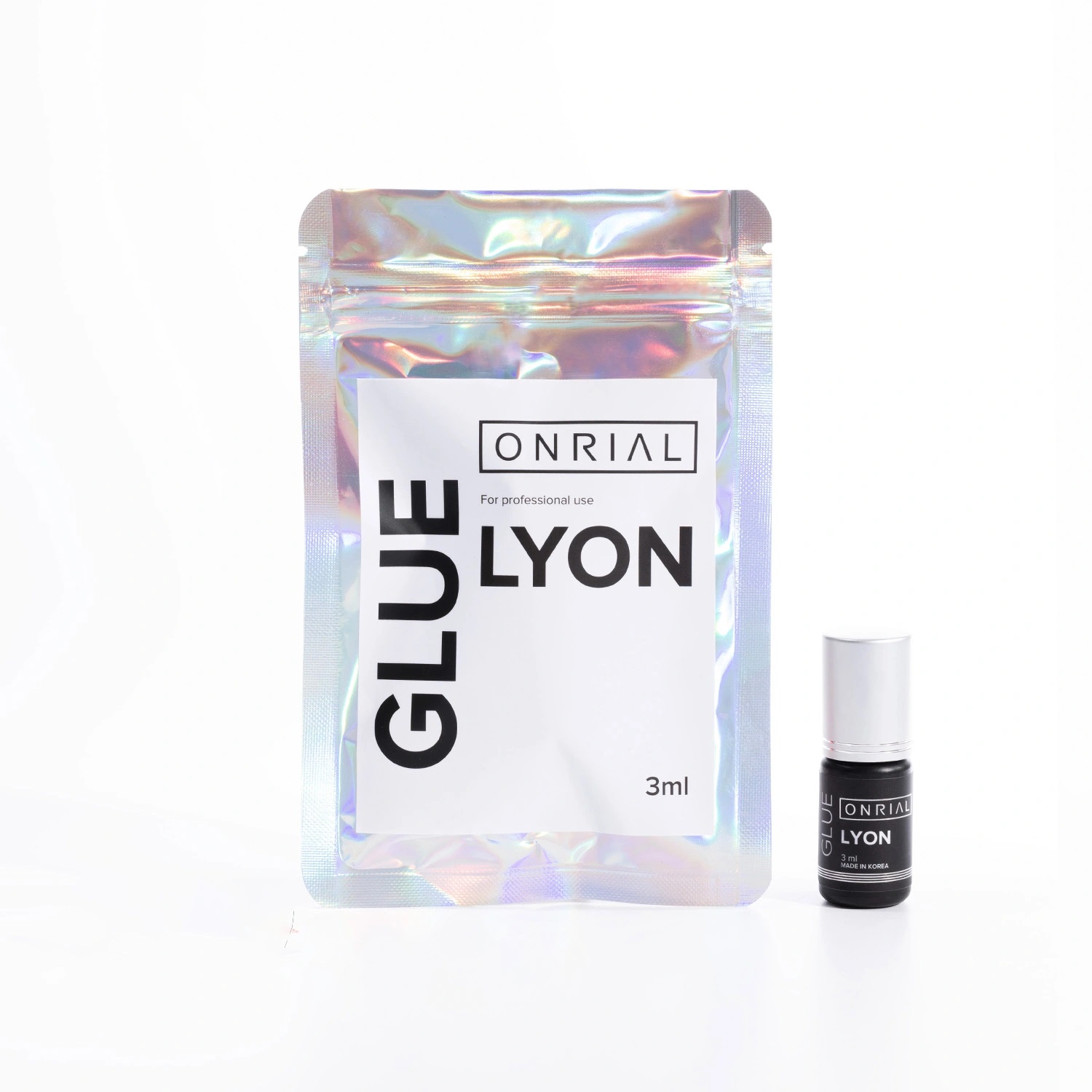 Lepidlo na prodlužování umělých řas Lyon Onrial 3 ml lashes glue