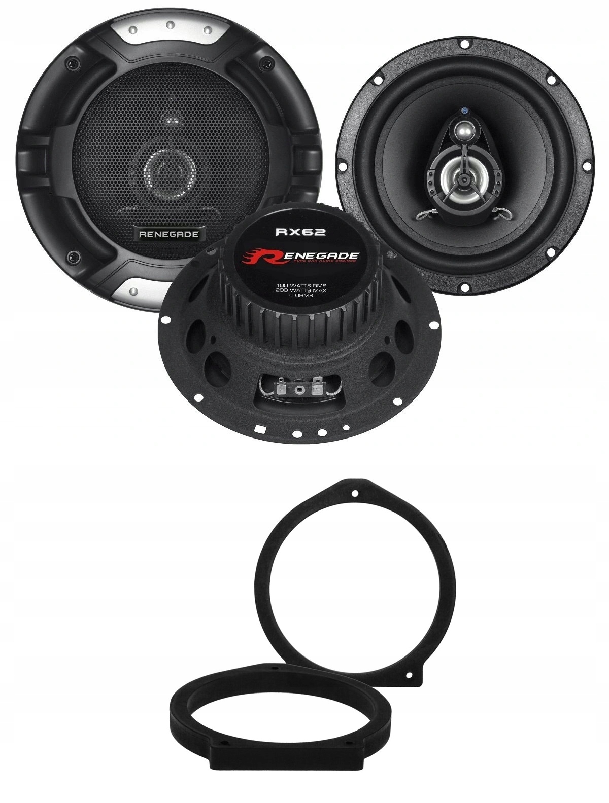 Automobilové reproduktory 165 mm Honda Cr-v Cr-z Insight Renegade RX62 Vzdialenosť