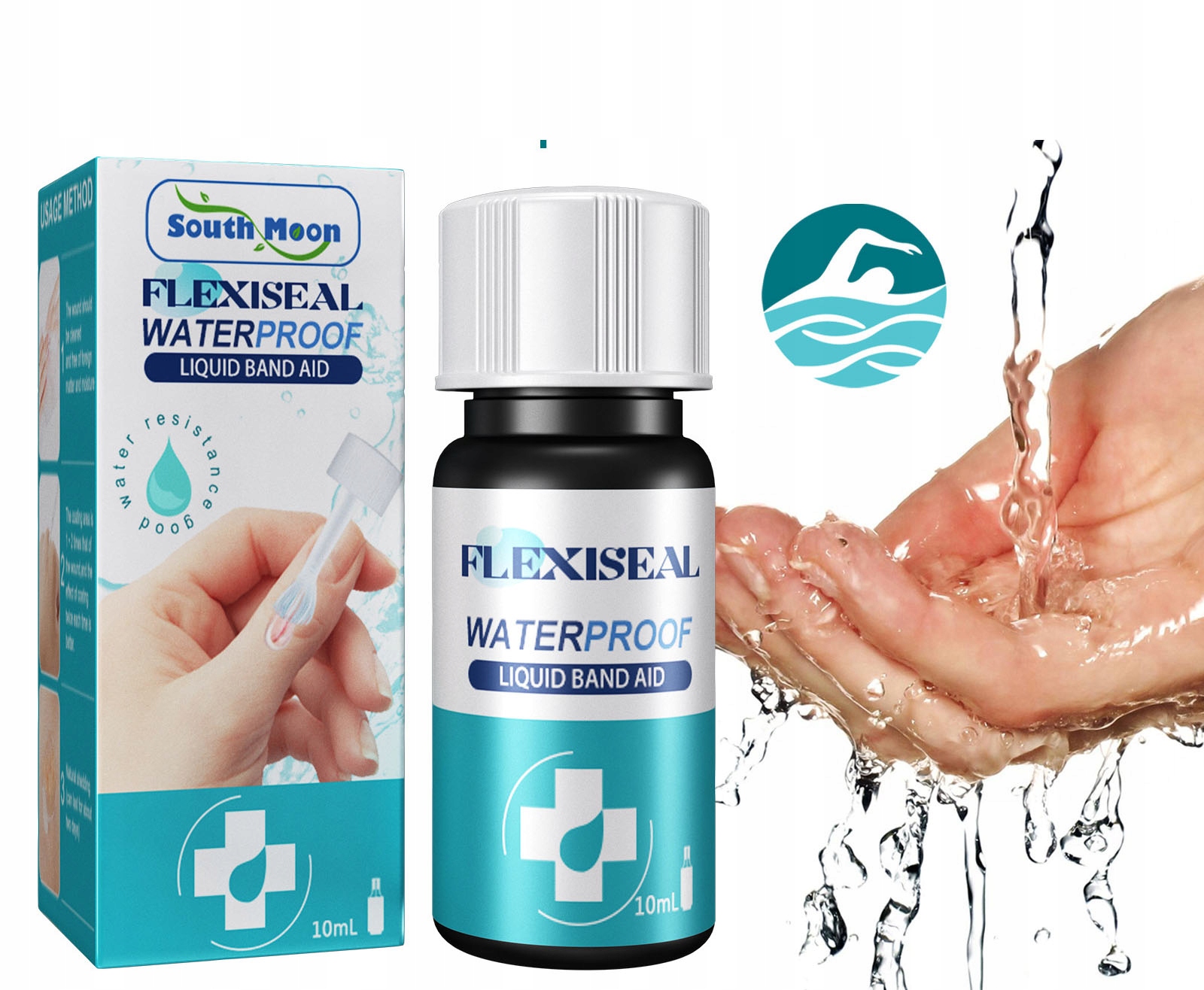 Klej medyczny do skaleczeń, szybkoschnący i oddychający płynny bandaż