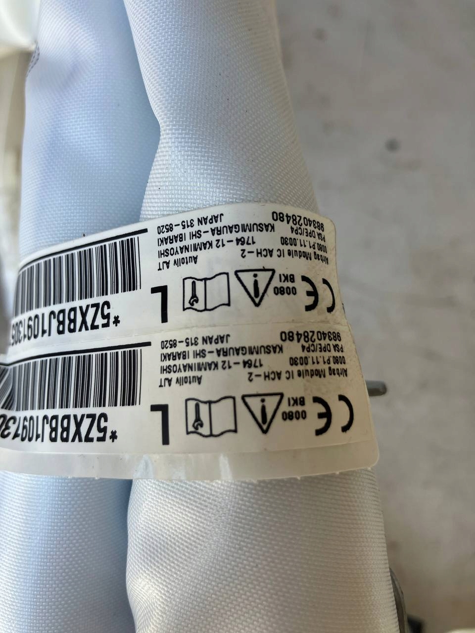 Dachvorhang Airbag links CITROEN C4 III 9834028480