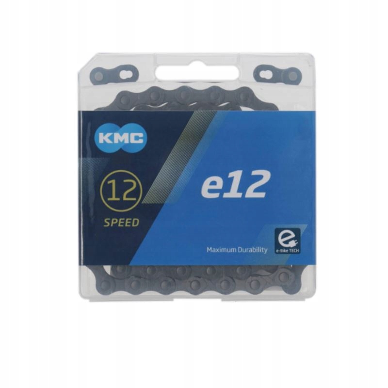 Łańcuch Kmc e12 Ept E-bike 130L 12speed spinka kolor Black Tech