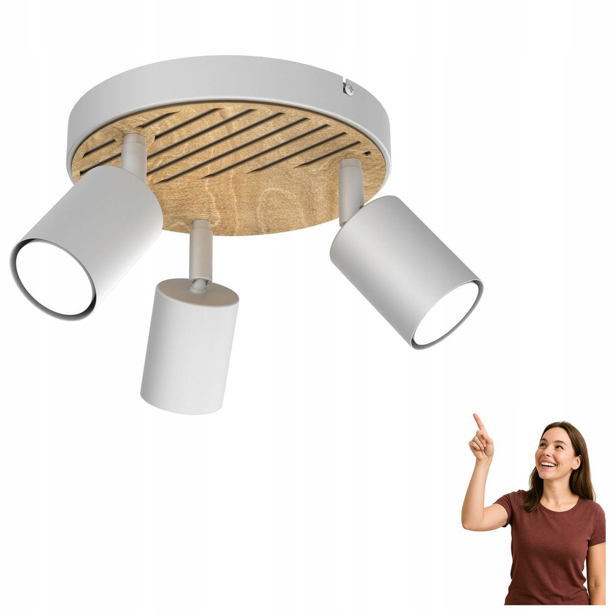 Trojitá lampa reflektor spot Terra 9982 Luminex