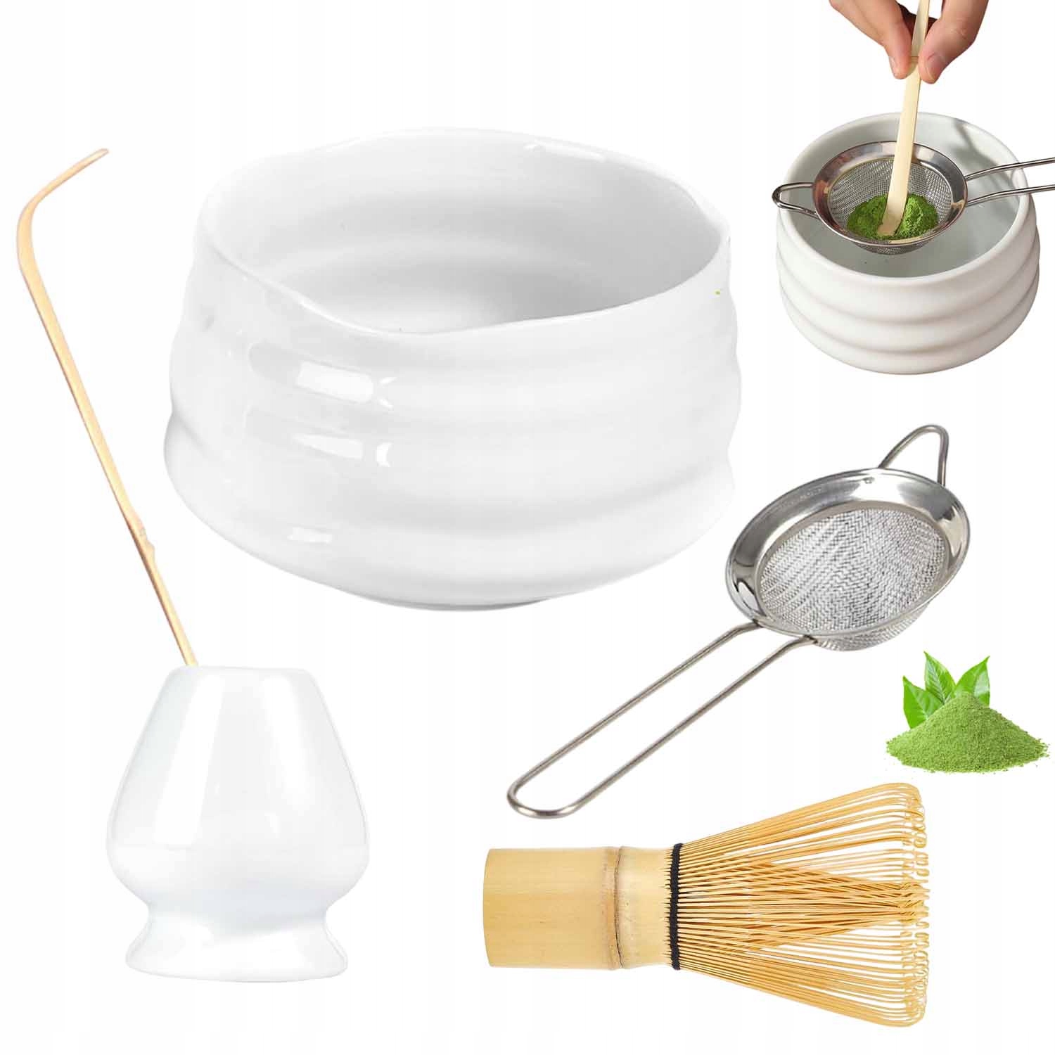 Zestaw Do Herbaty Matcha, Zestaw Mioteł Matcha, Z Trzepaczką Do Matchy 5W1