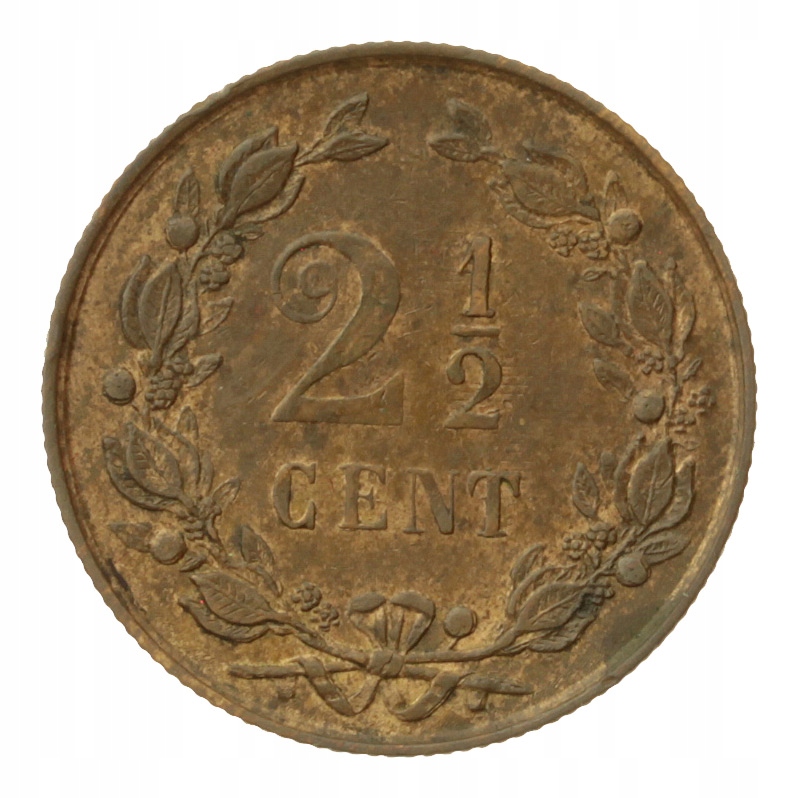 [M17173] Holandia 2 1/2 centa 1886