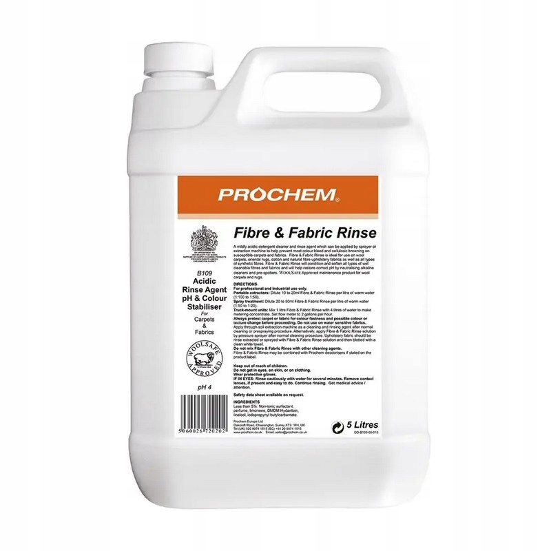 

Prochem B109 Fibre & Fabric Rinse 5L, kwaśny