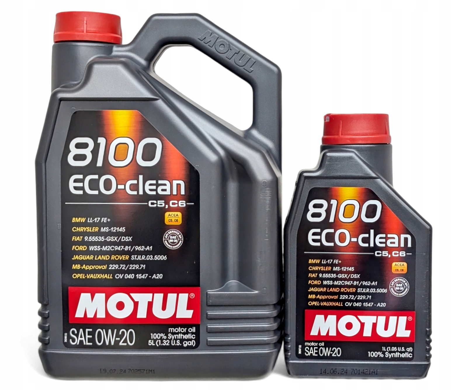 Olej Silnikowy Motul 8100 Eco-clean 0W20 Bmw LL17 Mb 229.71 C5 C6 6L