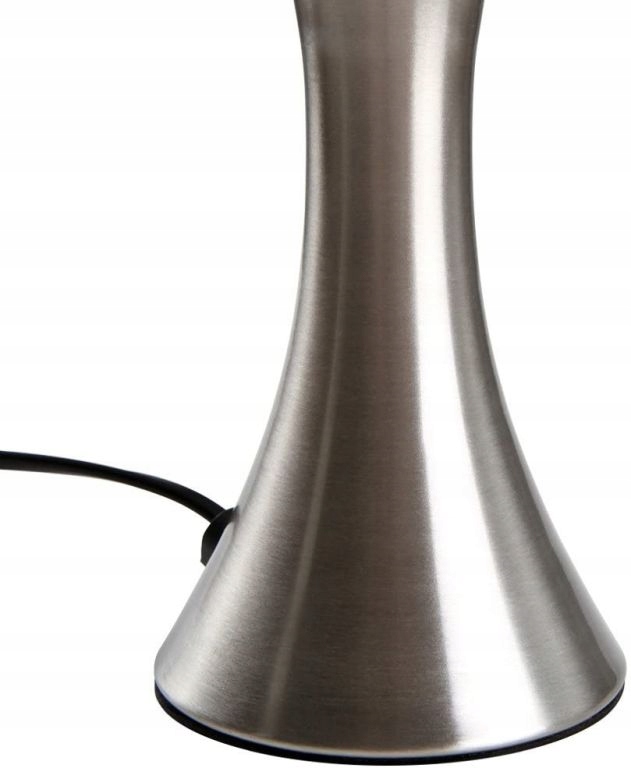 Zestaw 2 lamp stołowych z funkcją ściemniania dotykowego Kolor biały chrom