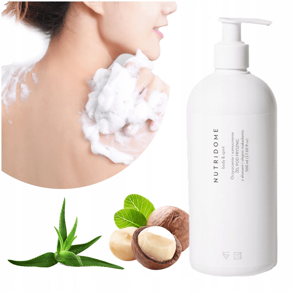 

Żel Pod Prysznic mocno nawilżający olej makadamia