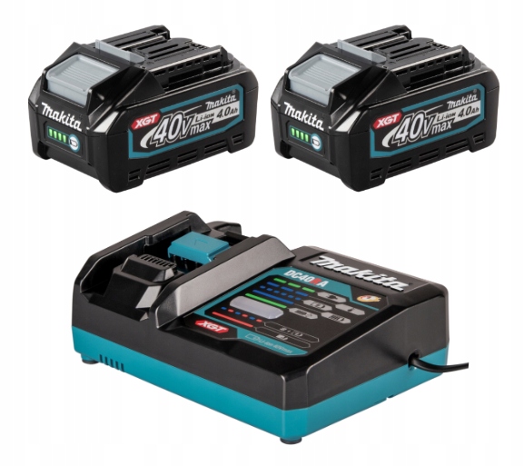 Zestaw zasilający 40V Xgt Makita 191L77-9 2x4,0Ah BL4040+ DC40RA