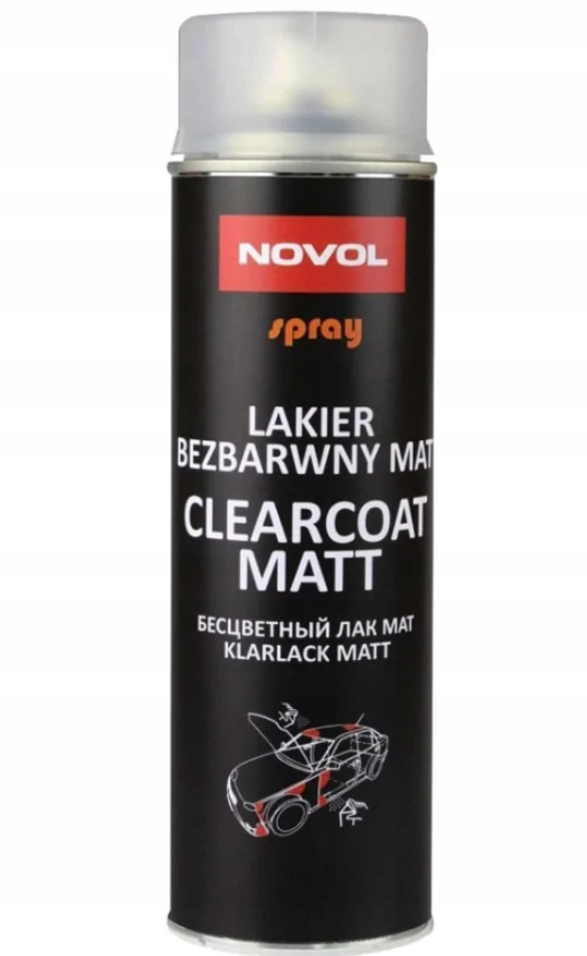 Novol Clearcoat Lakier Bezbarwny Mat 500ml