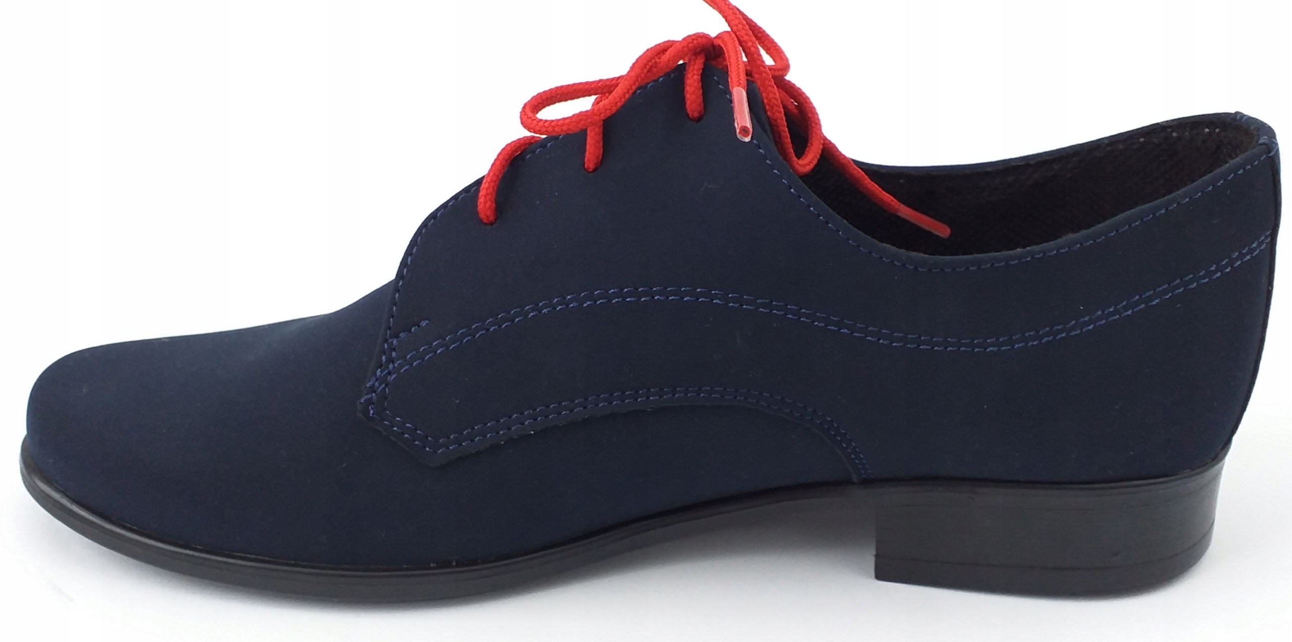 MIKO PÓŁBUTY KOMUNIJNE ZAMSZOWE WIZYTOWE GRANAT 34 Marka Inna marka