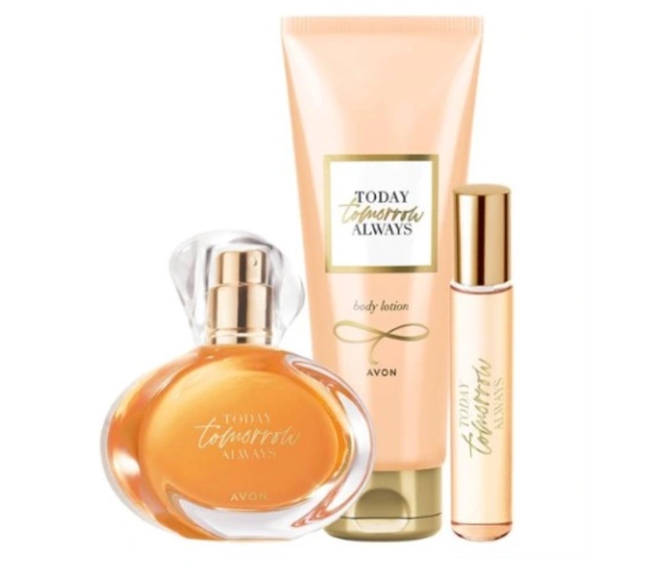 Avon Tta Tomorrow sada parfém tělové mléko lahvička na parfém