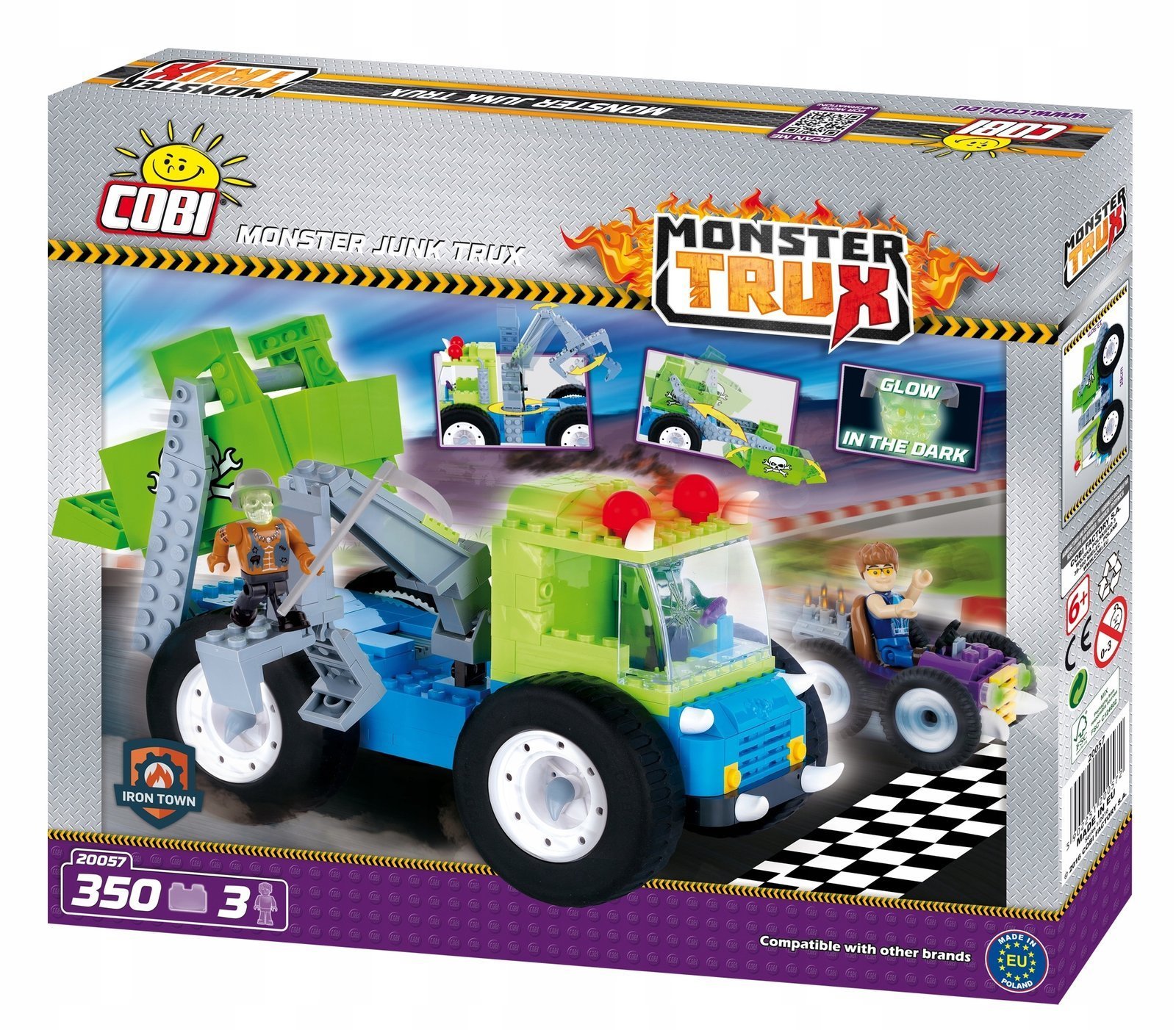 COBI 20057 Monster Trux Dzika śmieciarka