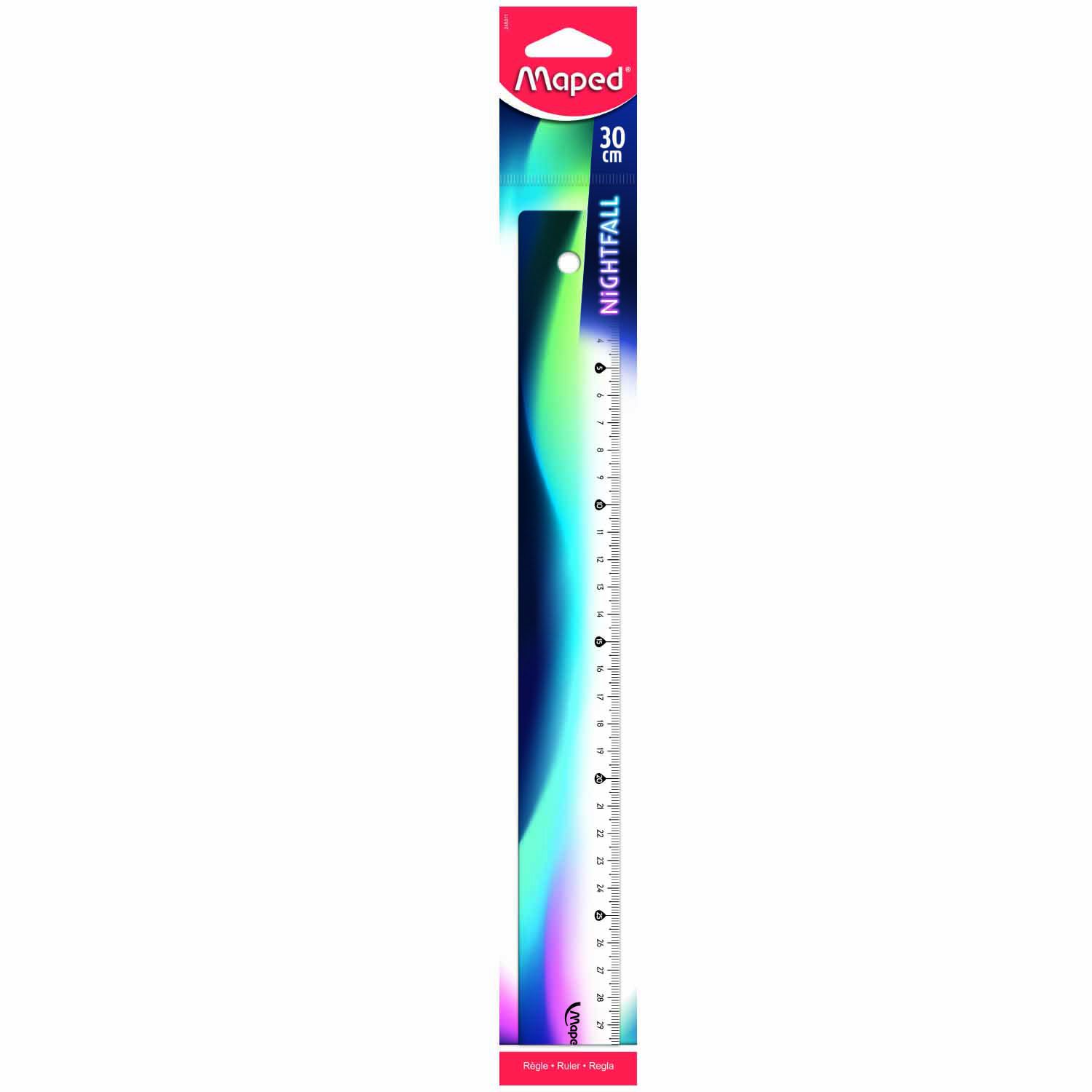 Linijka Nigtfall 30Cm Maped