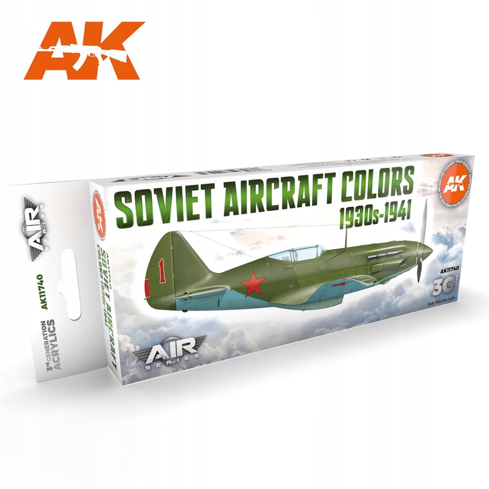 Ak Interactive 11740 Zestaw farb Soviet Aircraft C
