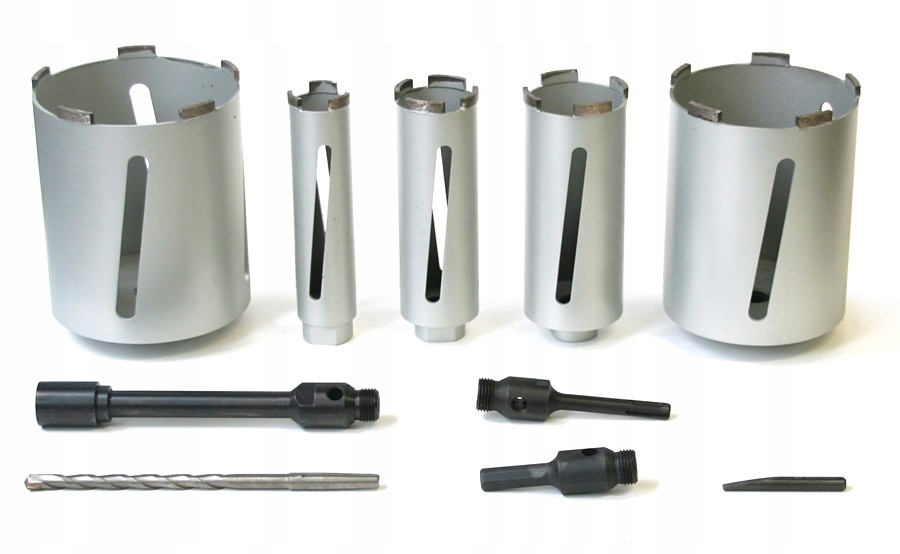 Bosch zestaw koronek diamentowych otwornice 38, 52, 65, 117, 127mm