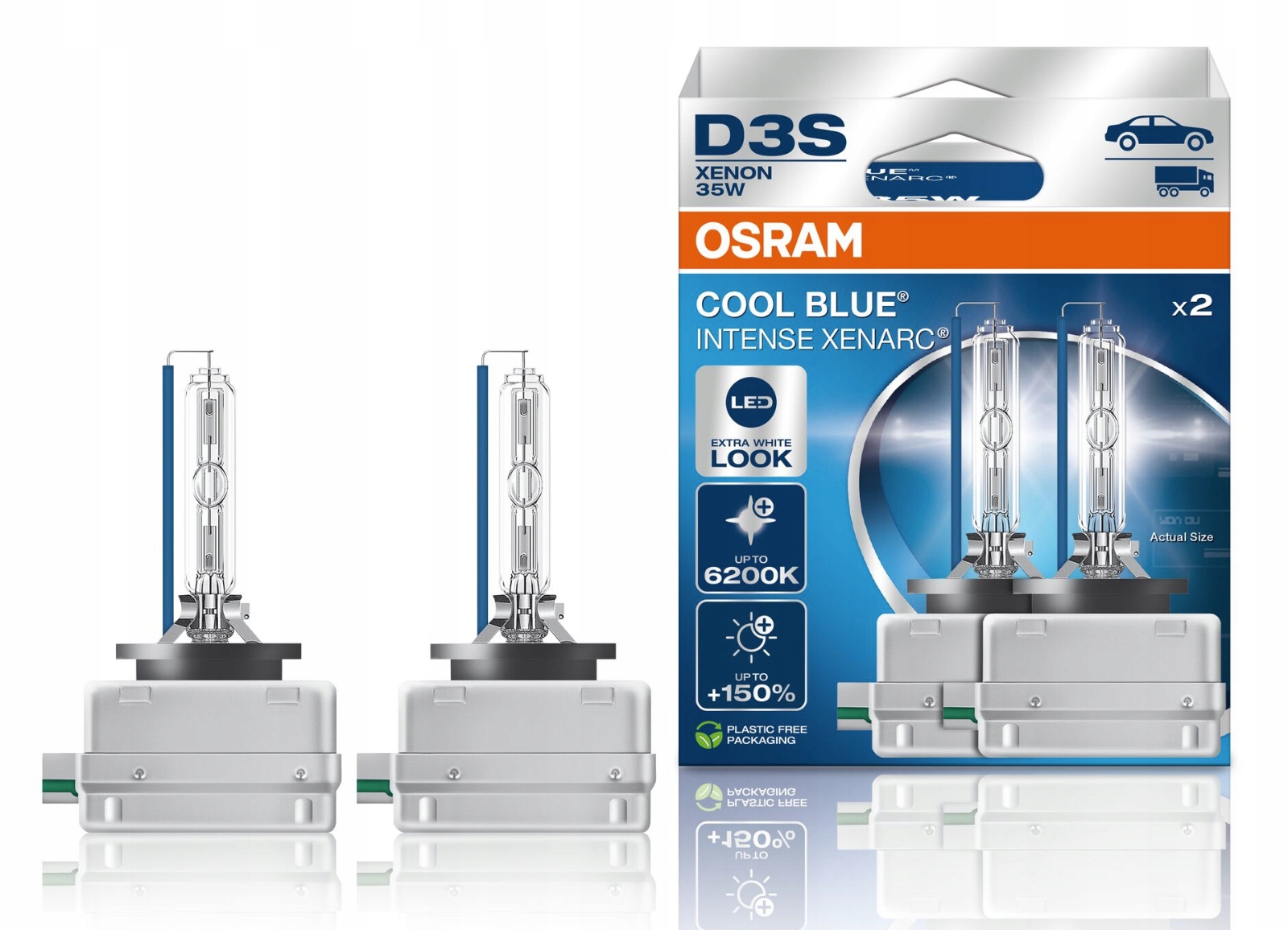 Osram Xenarc Cool Blue Intense Next Generation D3S 35 W, PK32d-5, 2 ks