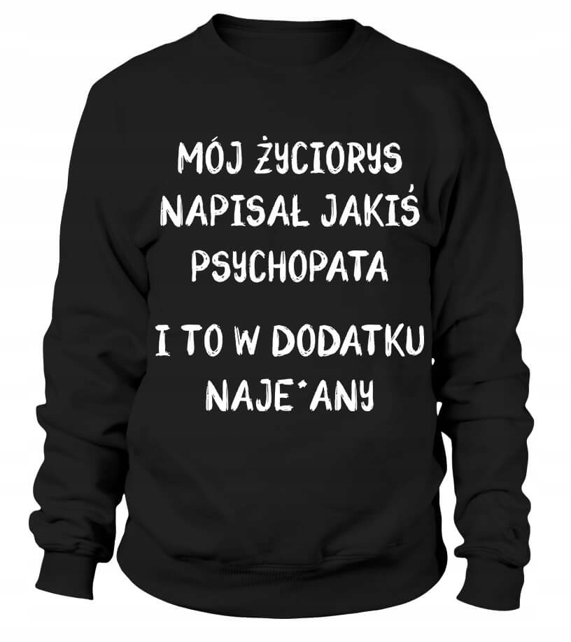 Pánská Mikina Můj životopis S Černá Dárek pro chlapce, pro něj chlapa, manžela