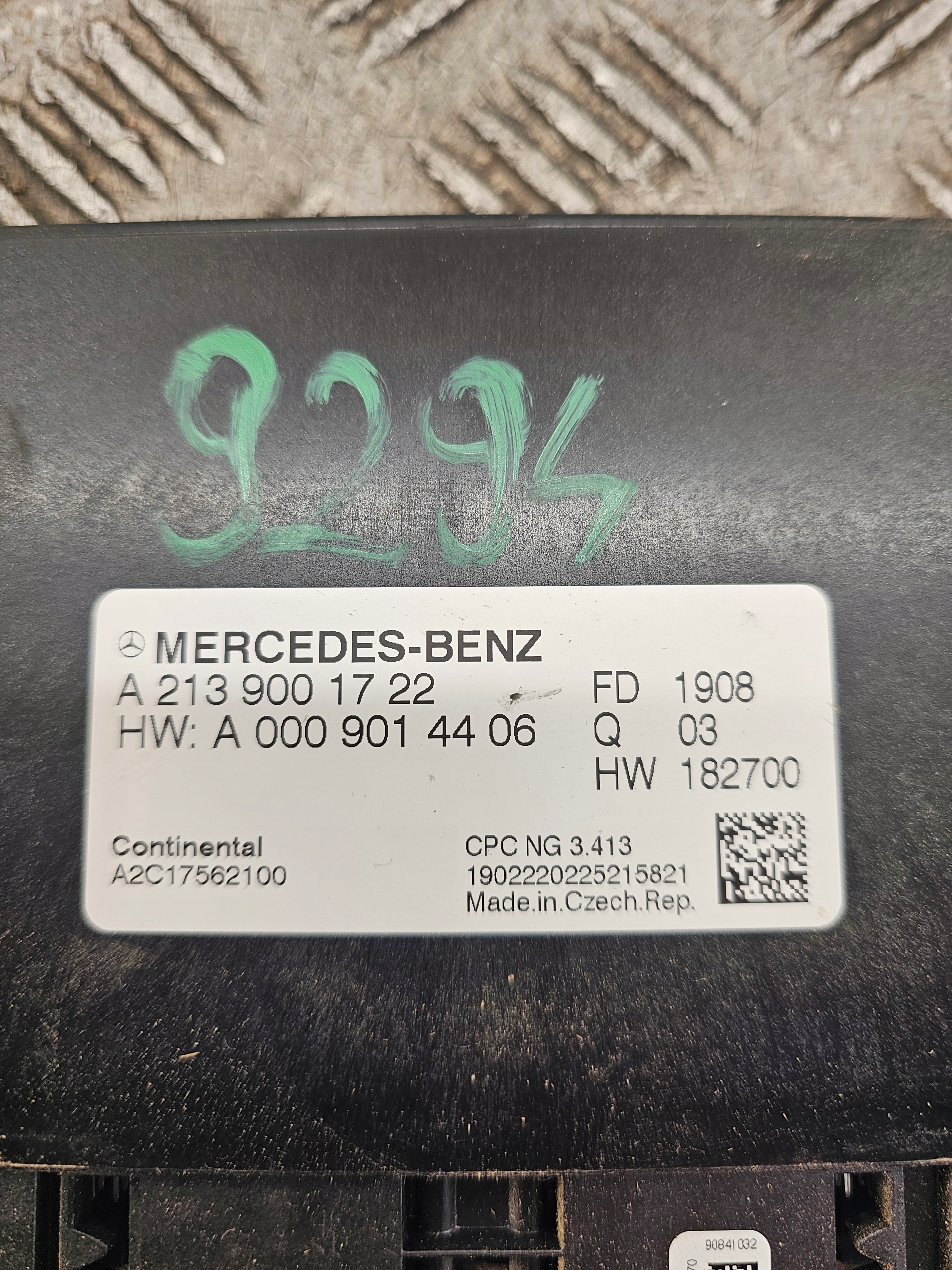 MERCEDES 907/910 module control unit gearboxes A2139001722