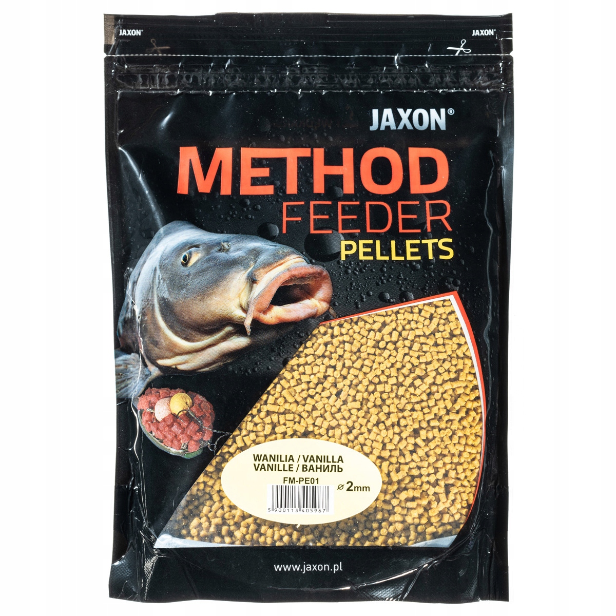 Pellet Jaxon Method Feeder Wanillia 2mm 500g