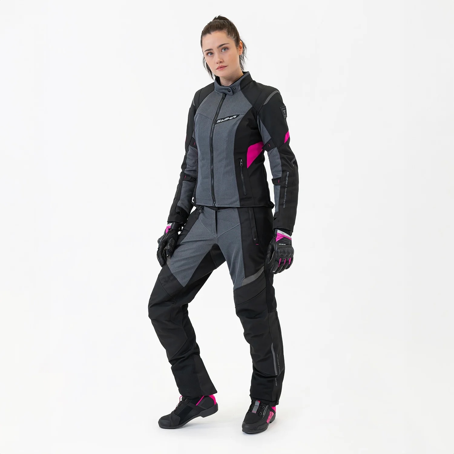 SHIMA RUSH 2.0 LADY VENT Pink Spodnie motocyklowe damskie Rozmiar XXL