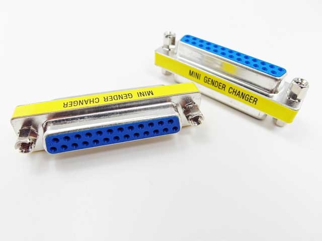 

gender łącznik d-sub 25pin rs25 Lpt Db 25 gn/gn