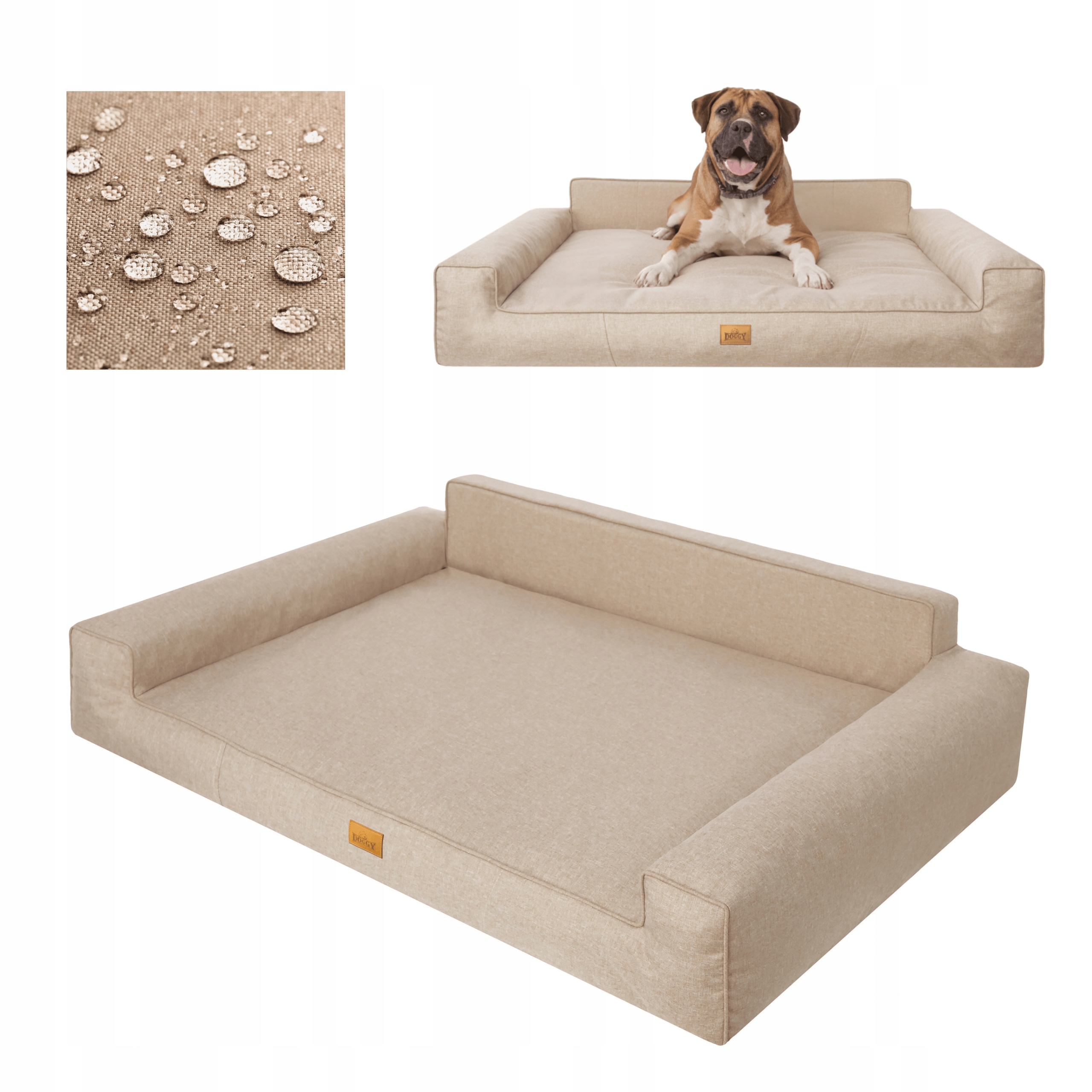 Legowisko dla psa, wodoodporny materac posłanie kojec dla psa XXL 116x78cm