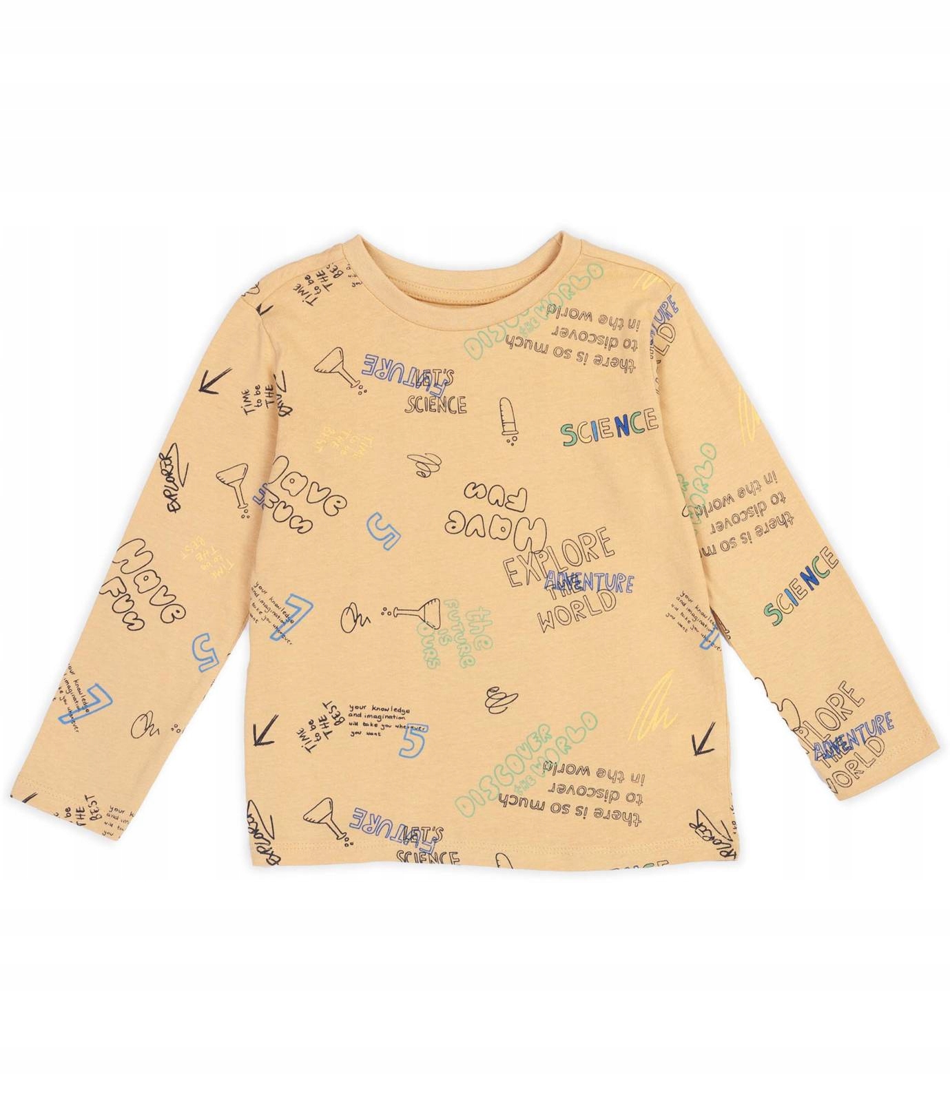 

Koszulka długi rękaw nadruk chłopięce 110 Sinsay