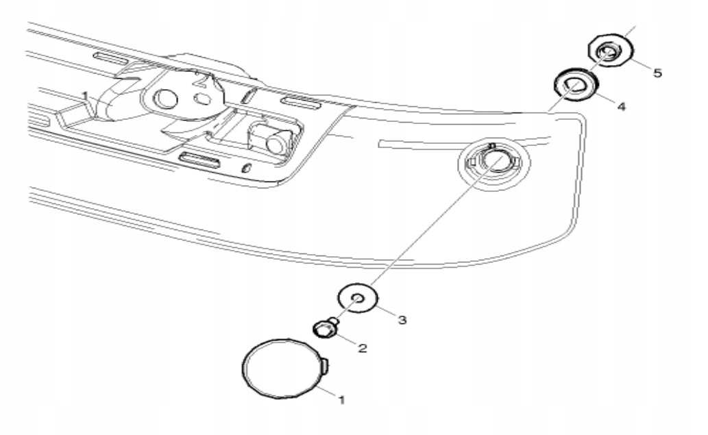 ZAŚLEPKA BLENDY DASZKA PRZECIWSŁ. LEWA VOLVO FH4 Numer katalogowy części VOL-ZAS-DAS-1L