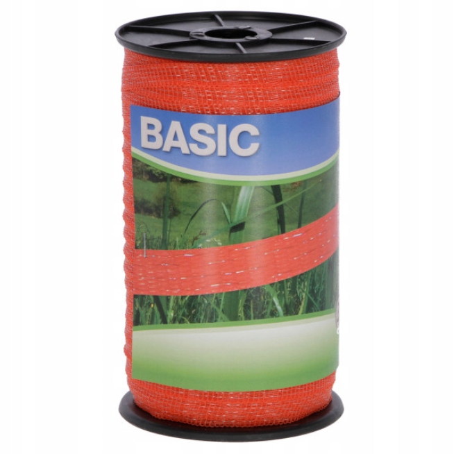 TAŚMA BASIC PASTUCH KONI 200 MB/10 MM POMARAŃCZOWA