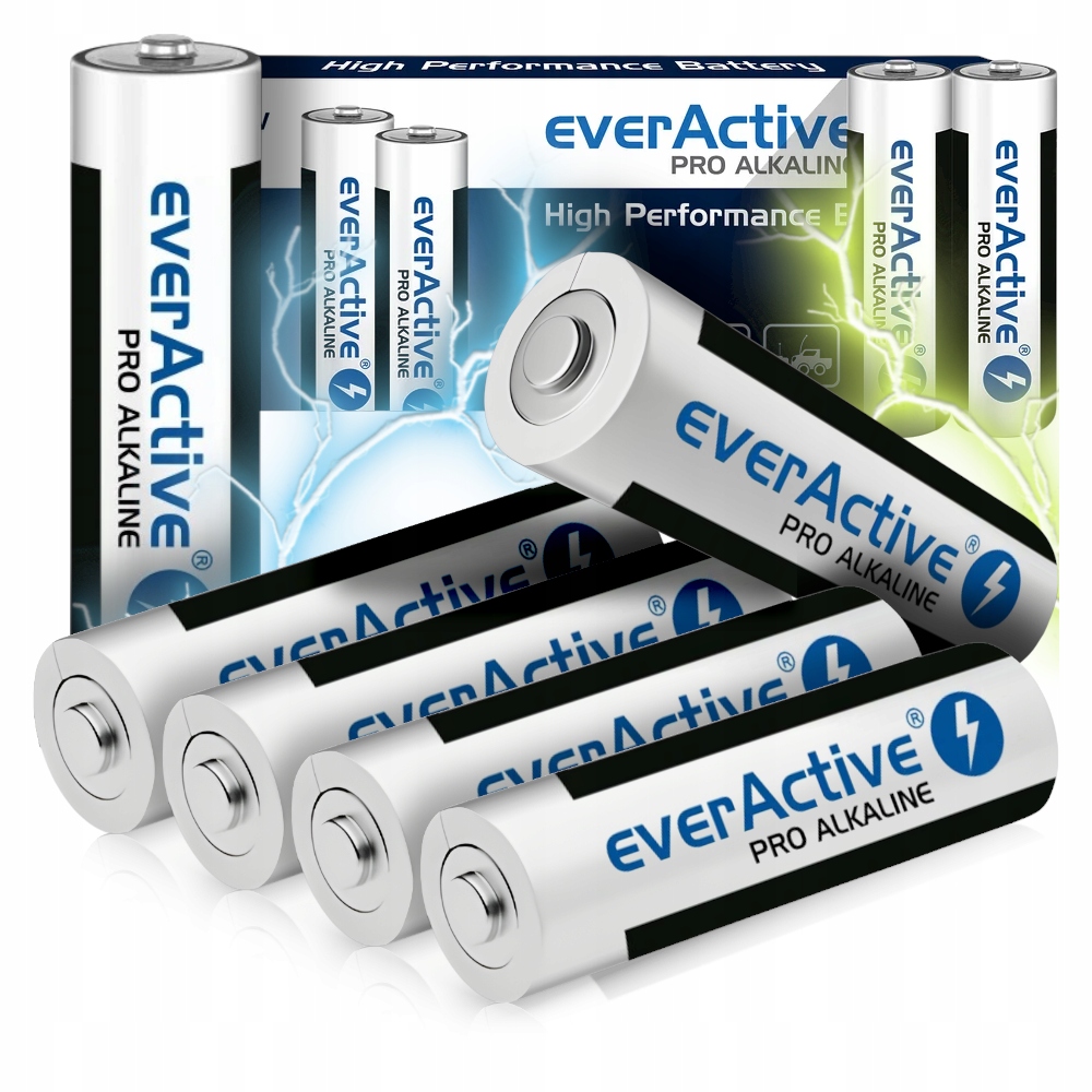 10 × щелочная батарея Everactive AA (R6) 1 шт.