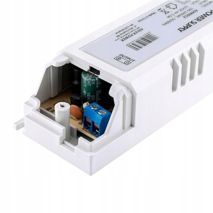 Zasilacz 12V 60W 5A meblowy SLIM KLR do taśm LED EAN (GTIN) 5904858921805