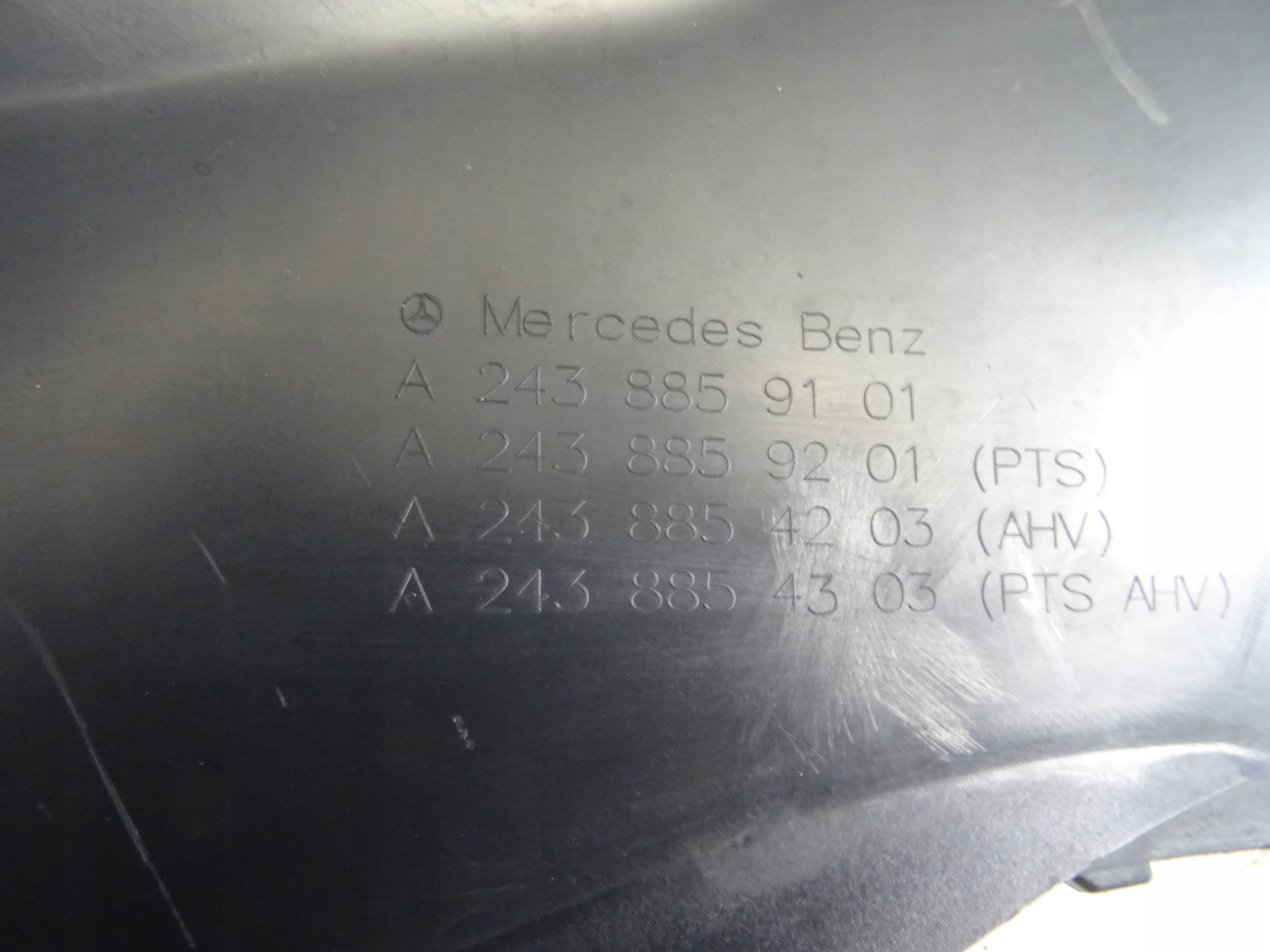MERCEDES EQA 243 AMG spoiler diffusore Paraurti posteriore posteriore