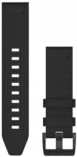 Garmin Pasek do zegarka QuickFit 22 Skórzany czarny, 010-12740-01