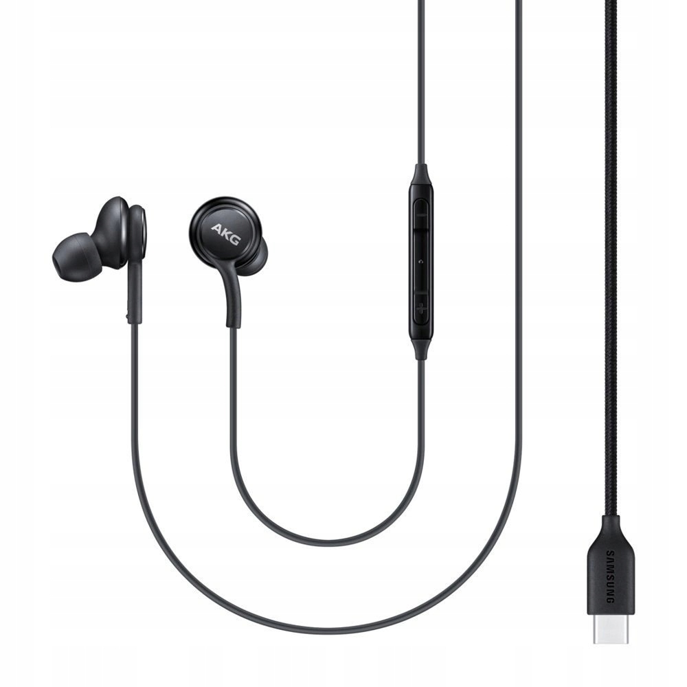 Słuchawki Samsung Akg EO-IC100BBEGEU przewodowe dokanałowe Usb-c czarne