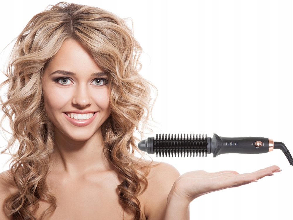 LOKÓWKA DO STYLIZACJI SZCZOTKA DO WŁOSÓW LOKI Funkcje jonizacja szybkie nagrzewanie