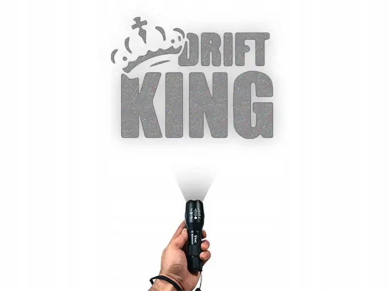Naklejka Drift King W04 na samochód na auto Odblaskowa